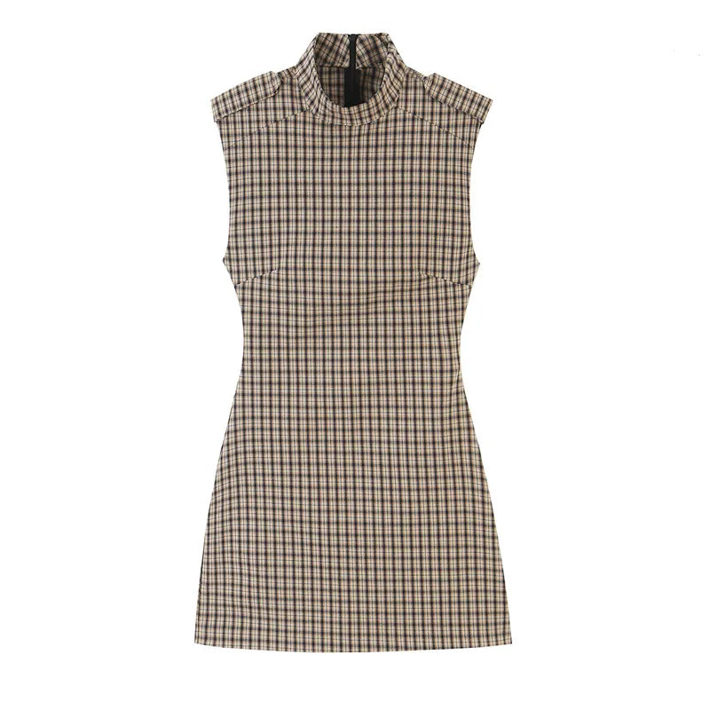 Barboteuse Short À Carreaux