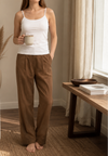 Pantalon  Brun