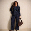 Ensemble Denim Pantalon Large