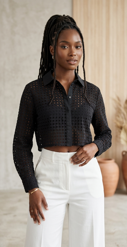 Chemise Noir Karma