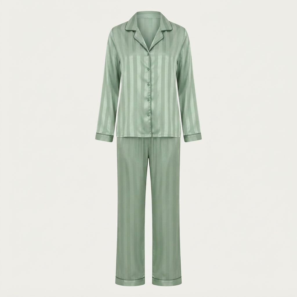 Pyjama Satin Rayé