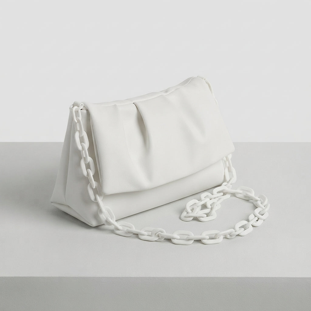 Sac Carré  Motif Lingge À Chaîne