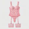 Teddy Lingerie Dentelle Cœur Moulant