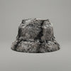 Chapeau Seau Polyester Bord Plat Hiver