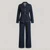 Ensemble Denim Pantalon Large