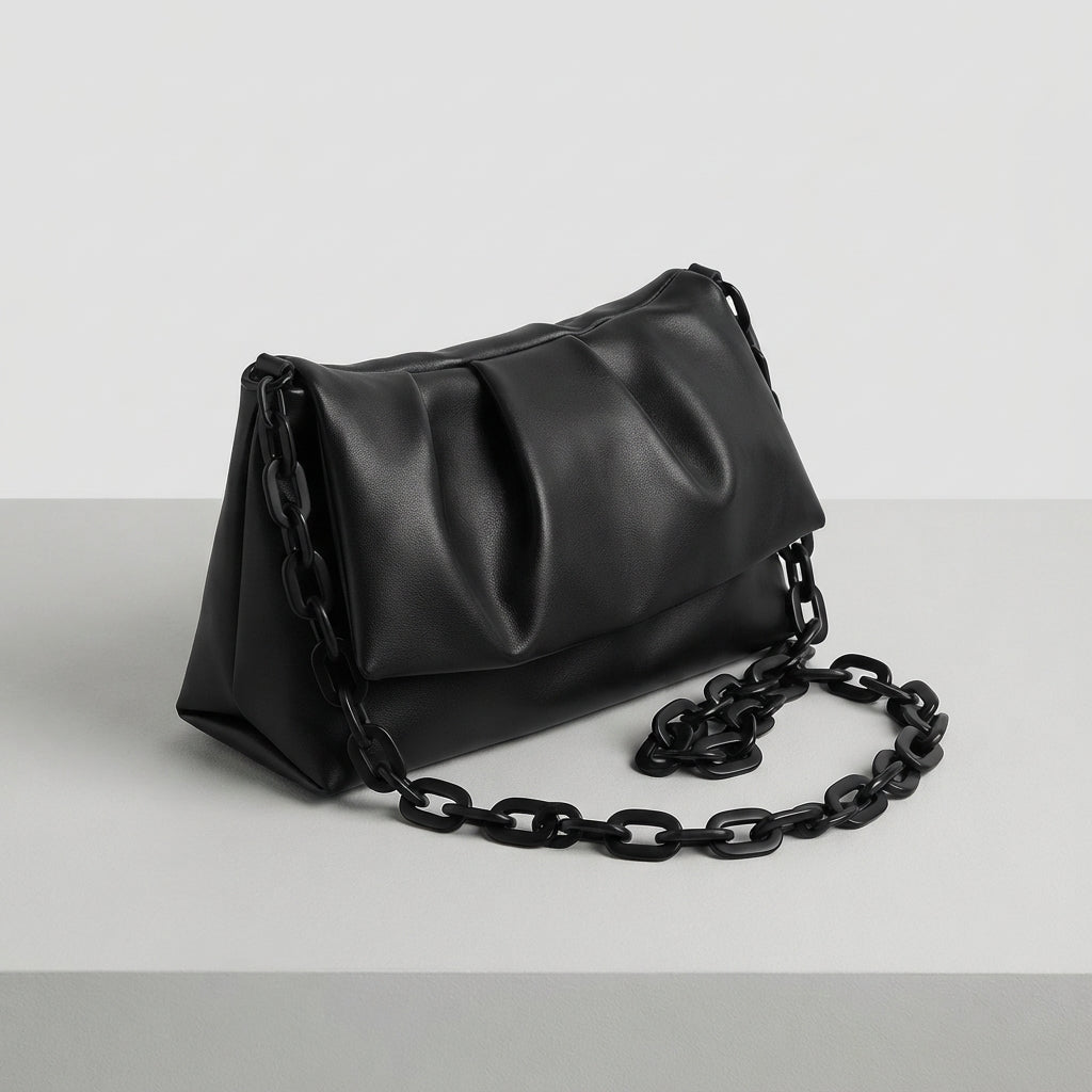 Sac Carré  Motif Lingge À Chaîne