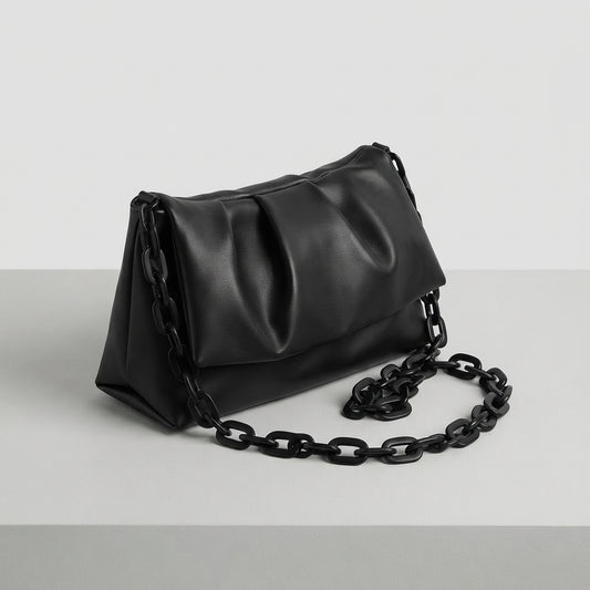 Sac Carré  Motif Lingge À Chaîne