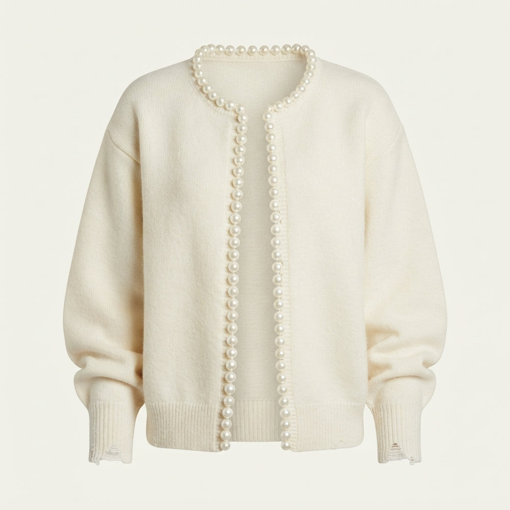 Pull Femme Col Rond Manches Longues