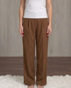 Pantalon  Brun