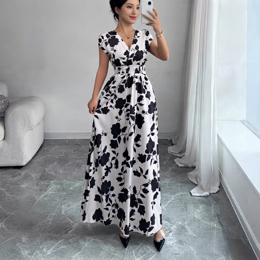 Robe Maxi Fleurie