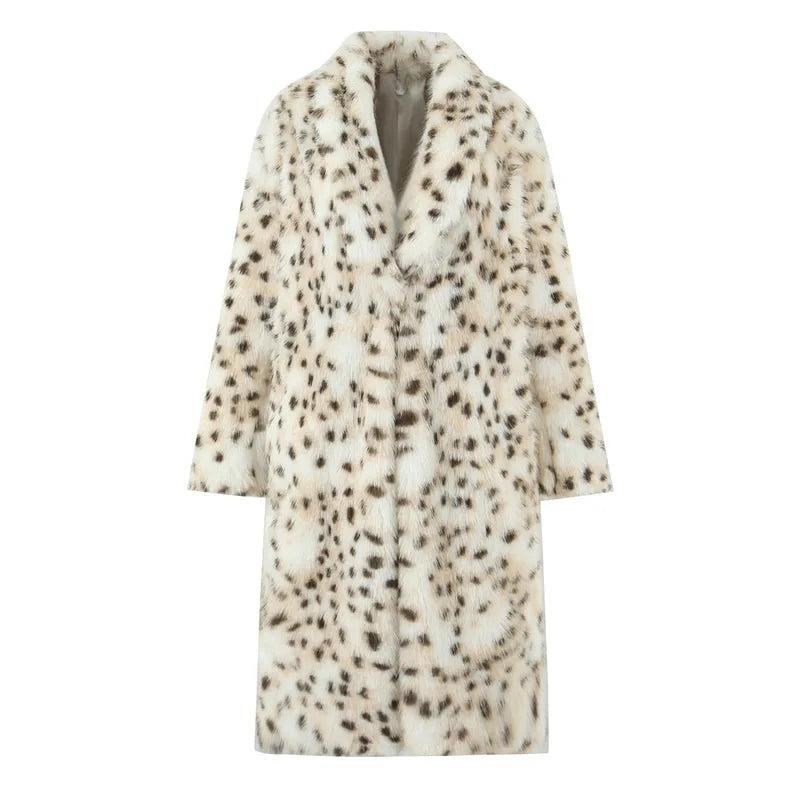 Manteau Fourrure Léopard