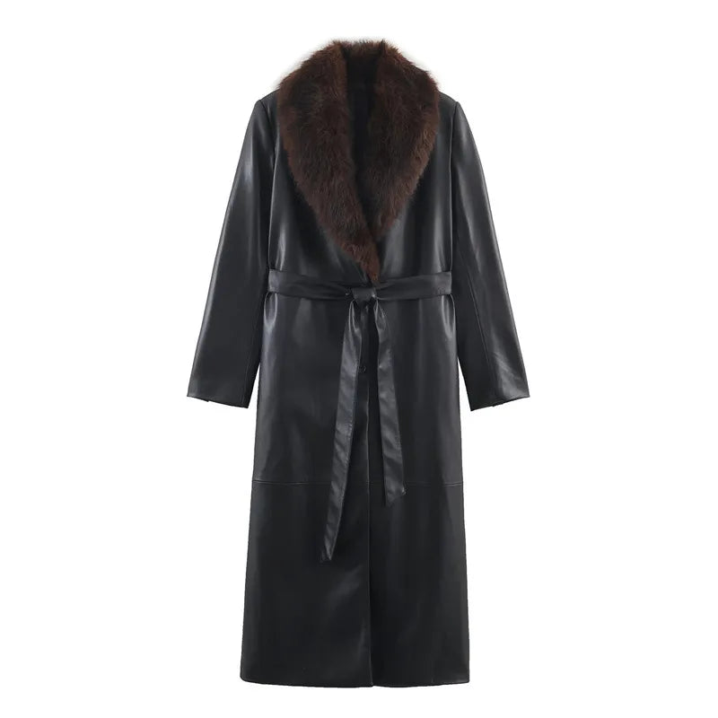 Manteau Veste Similicuir