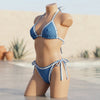 Bikini 2 Pièces Coupe Triangulaire Uni